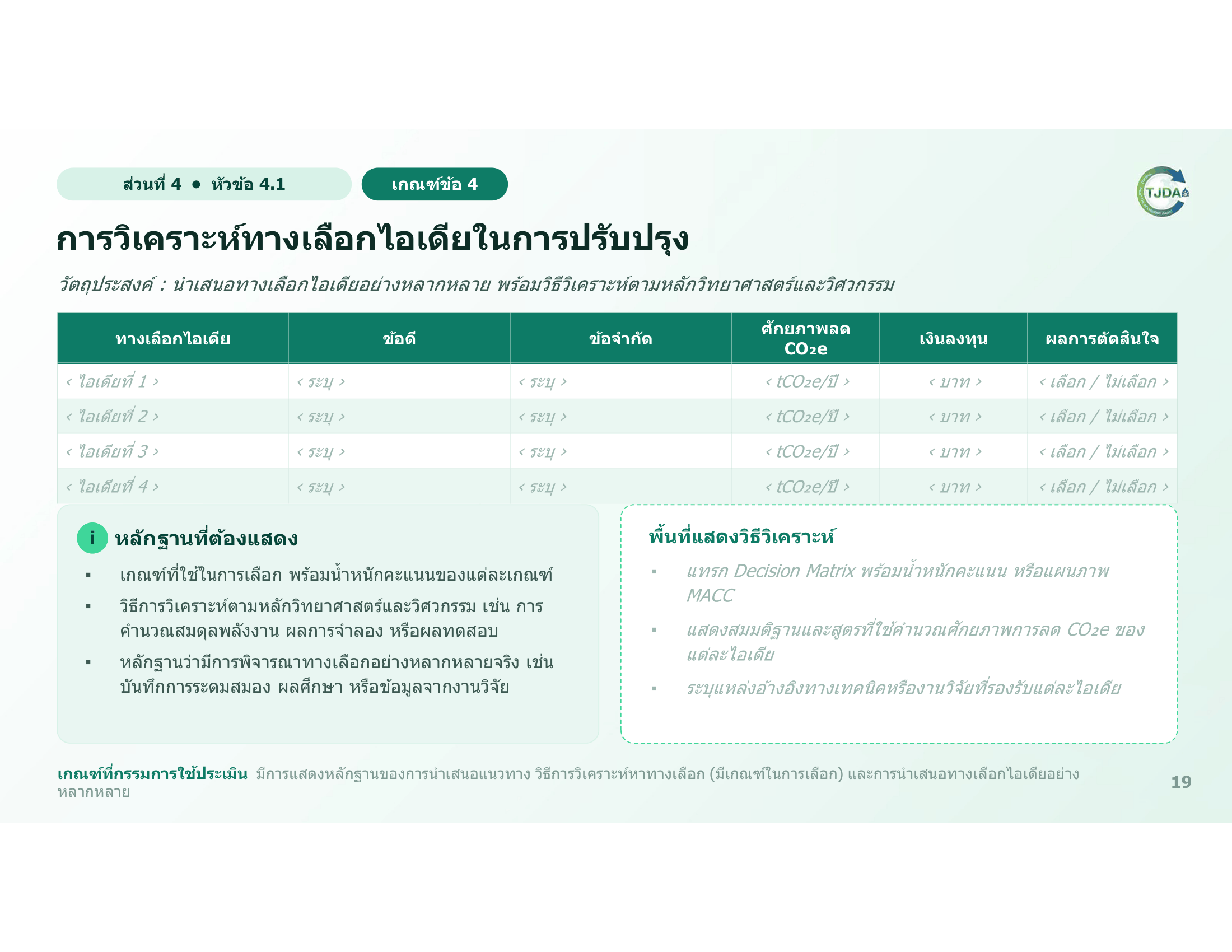 เอกสารภาพรวมTJDA 2027